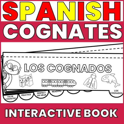 Spanish cognates interactive book